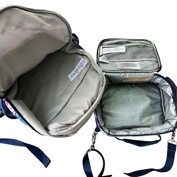 Pottery Barn Teen Gear-Up Purple/Navy Laguna Recycled Tie-Dye Backpack&Lunchbox - Picture 9 of 16